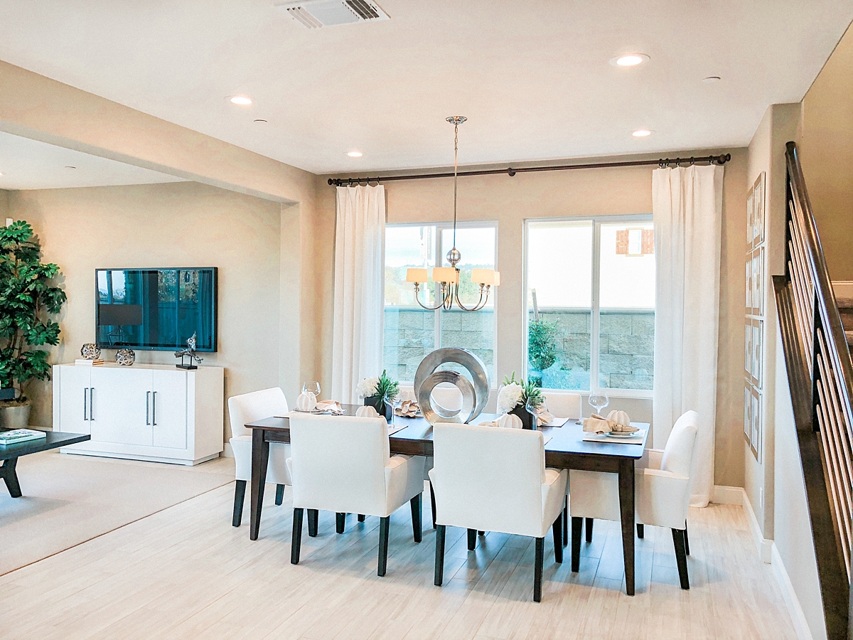 Model Home - Great Room & Dining Room | © Life in Sonoma Wine Country - http://www.lifeinsonomawinecountry.com
