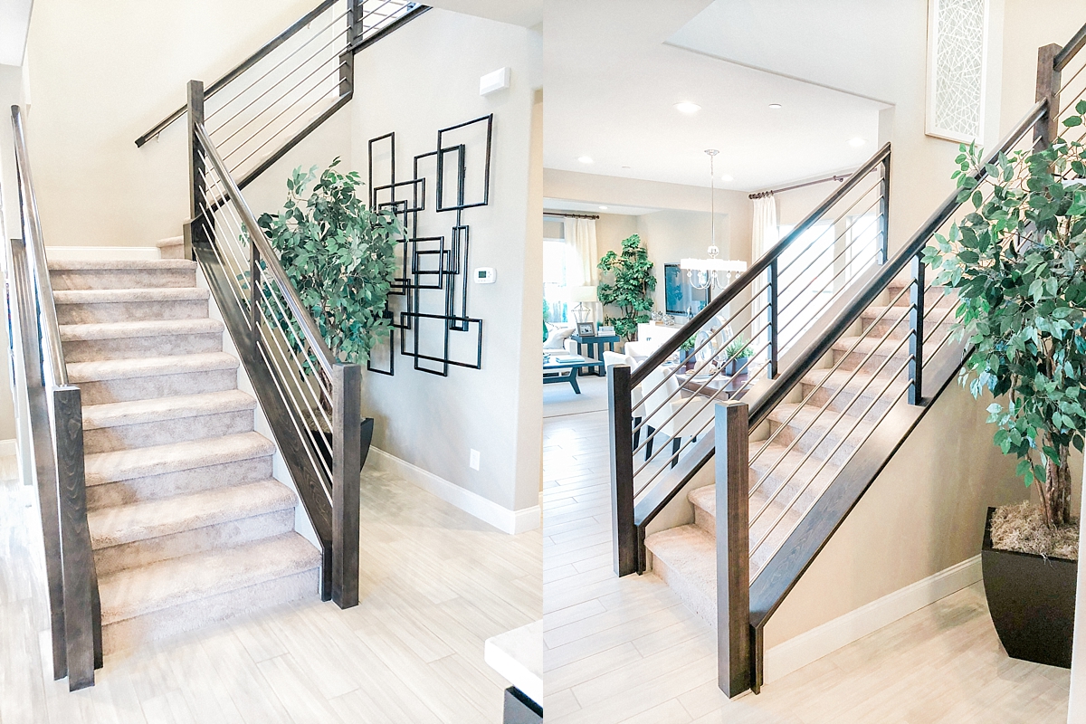 Model Home - Stairs | © Life in Sonoma Wine Country - http://www.lifeinsonomawinecountry.com