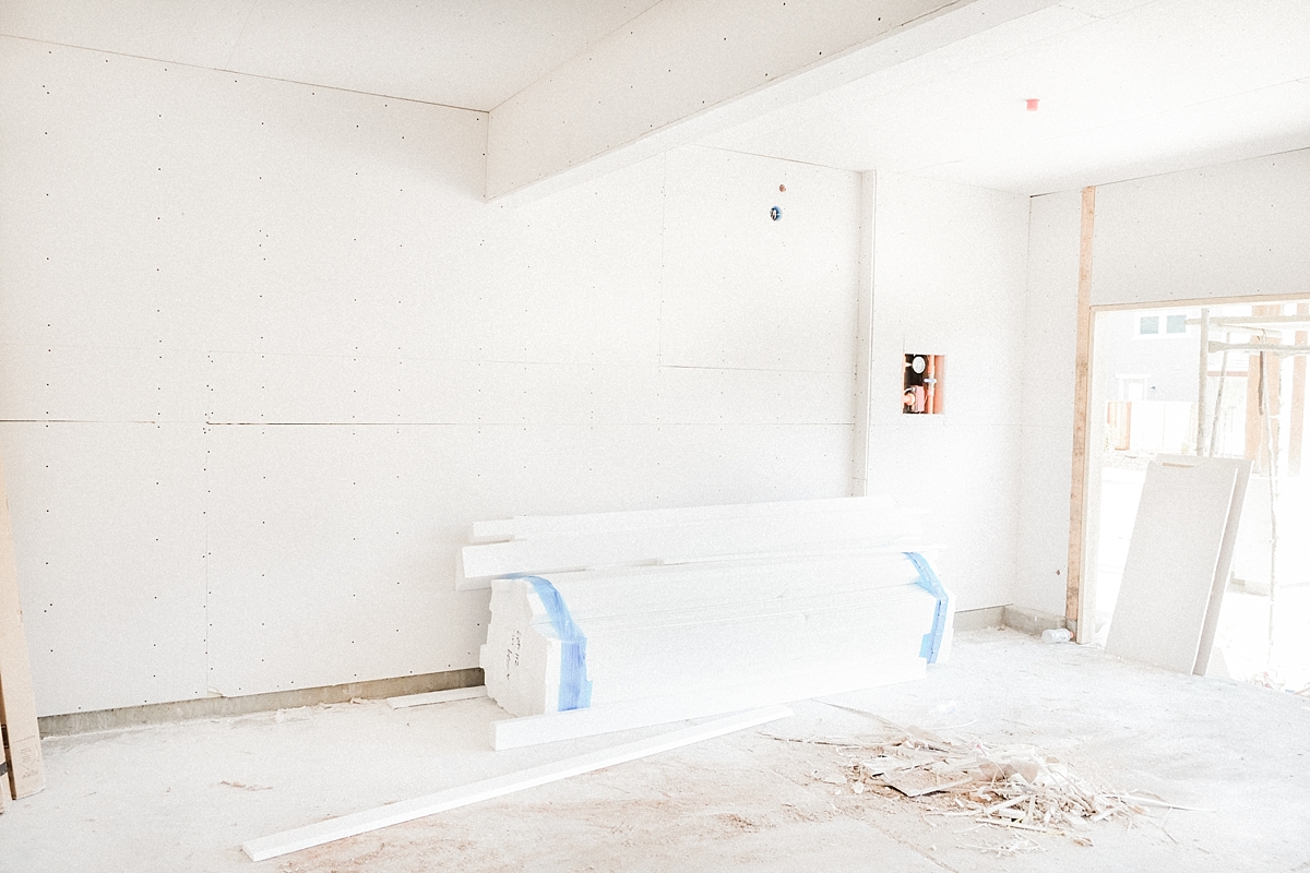 Drywalls in the garage