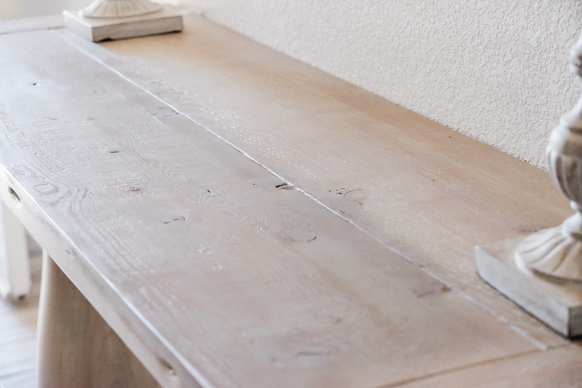 Entryway console table